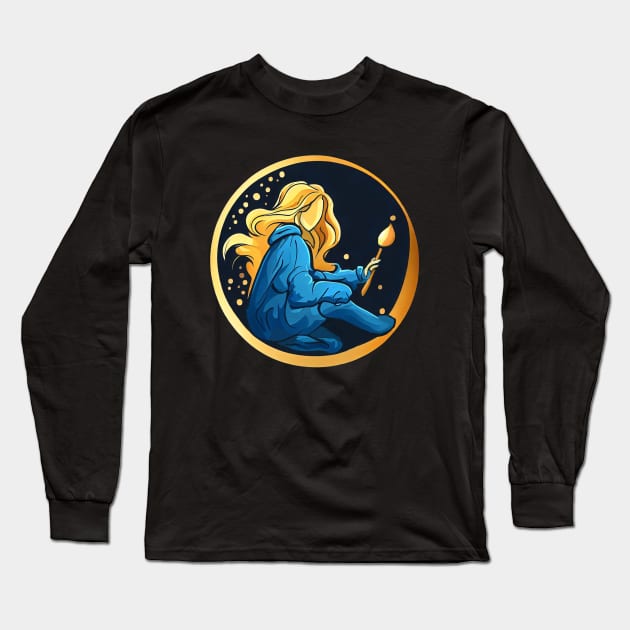 Merlyn the Artist Long Sleeve T-Shirt by Merlyn Morris